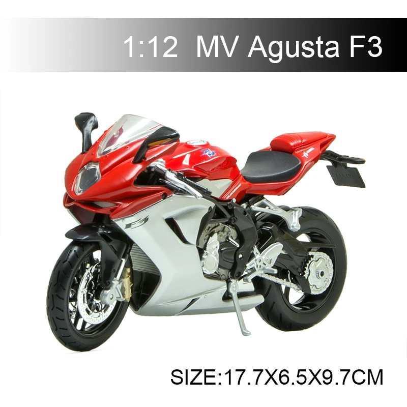 

MAISTO 1:12 MV Agusta F3 motorcycle model 1:12 scale Motorcycle Diecast Metal Bike Miniature Race Toy For Gift Collection
