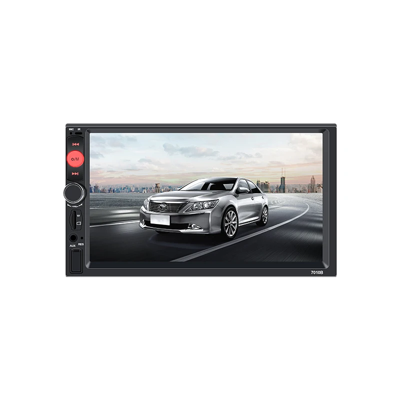 Car Radio HD 7" Touch Screen Autoradio 2 din Cassette Recorder Car Audio Bluetooth Rear View Camera MP5 Mirror Link Player 7010B
