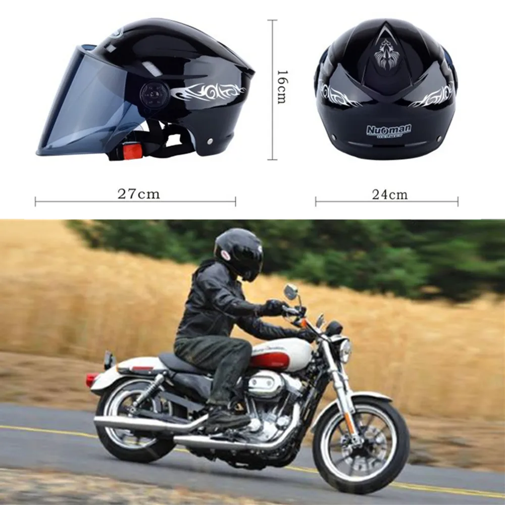 

Chunmu Motorcycle helmets Flip up double visors helmet Racing Open Face Capacete Racing Moto Casco One Size Motorcycle helmets