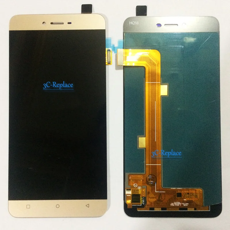 

100% Tested White/Gold 5.5 inch for WeiMei We Plus LCD Display + Touch Screen Digitizer Assembly Smartphone Replacement