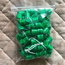 Индивидуальные птицы ноги метки FCC 0001-5000 красочные кольца для голубей птица кольцо 5000 шт./лот