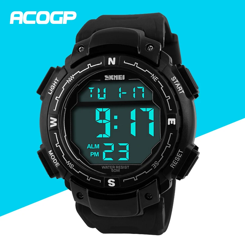 easy to read digital watch