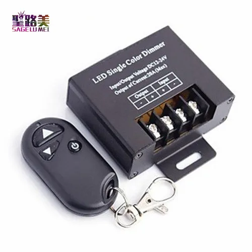 DC12-24V-20A-Single-Channel-LED-Dimmer-Controller-with-3Key-Wirelss-RF-Remote-Control-for-Single