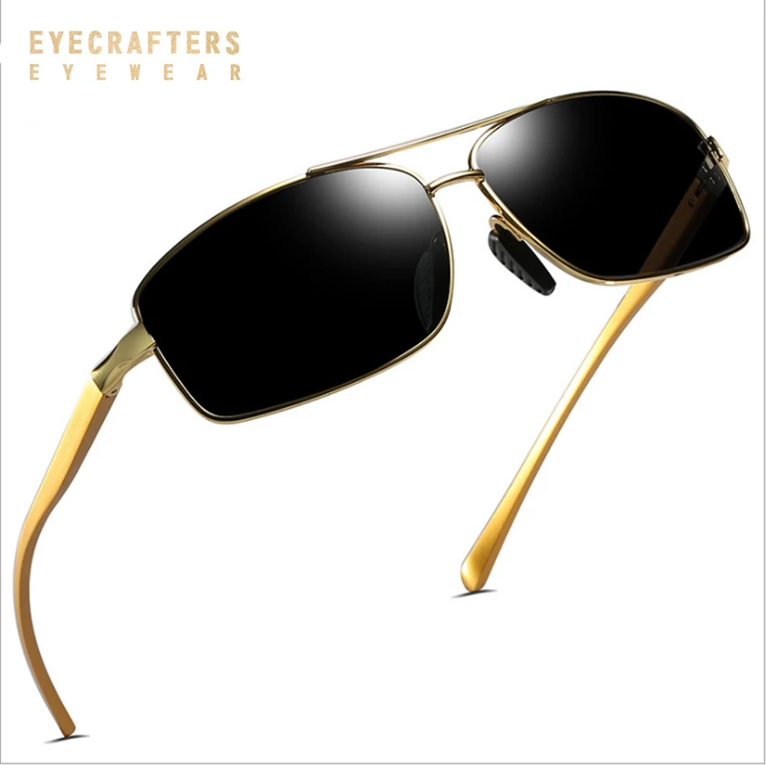 Новинка, брендовые поляризованные мужские солнцезащитные очки, алюминиевые солнцезащитные очки, аксессуары для мужчин, oculos de sol masculino 2458