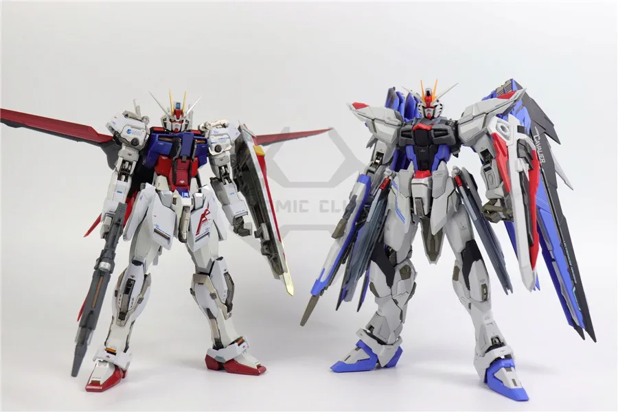 COMIC CLUB WUMING Model MOKAI MB Metal Build Gundam Freedom Action Figure with Light Base - In Stock image 5
