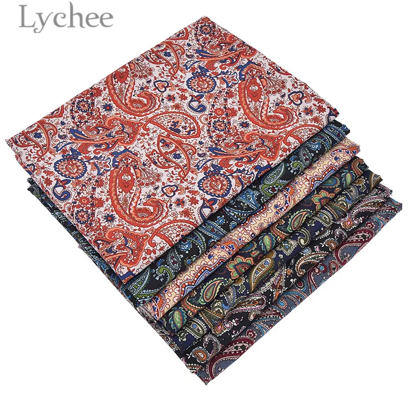 Lychee Life винтажная ткань с Пейсли шириной 150 см этнический стиль швейная материалы