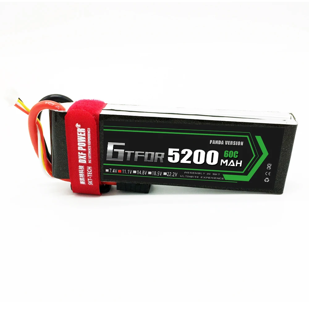 GTFDR 3S 11.1V 5200mAh 60C Lipo