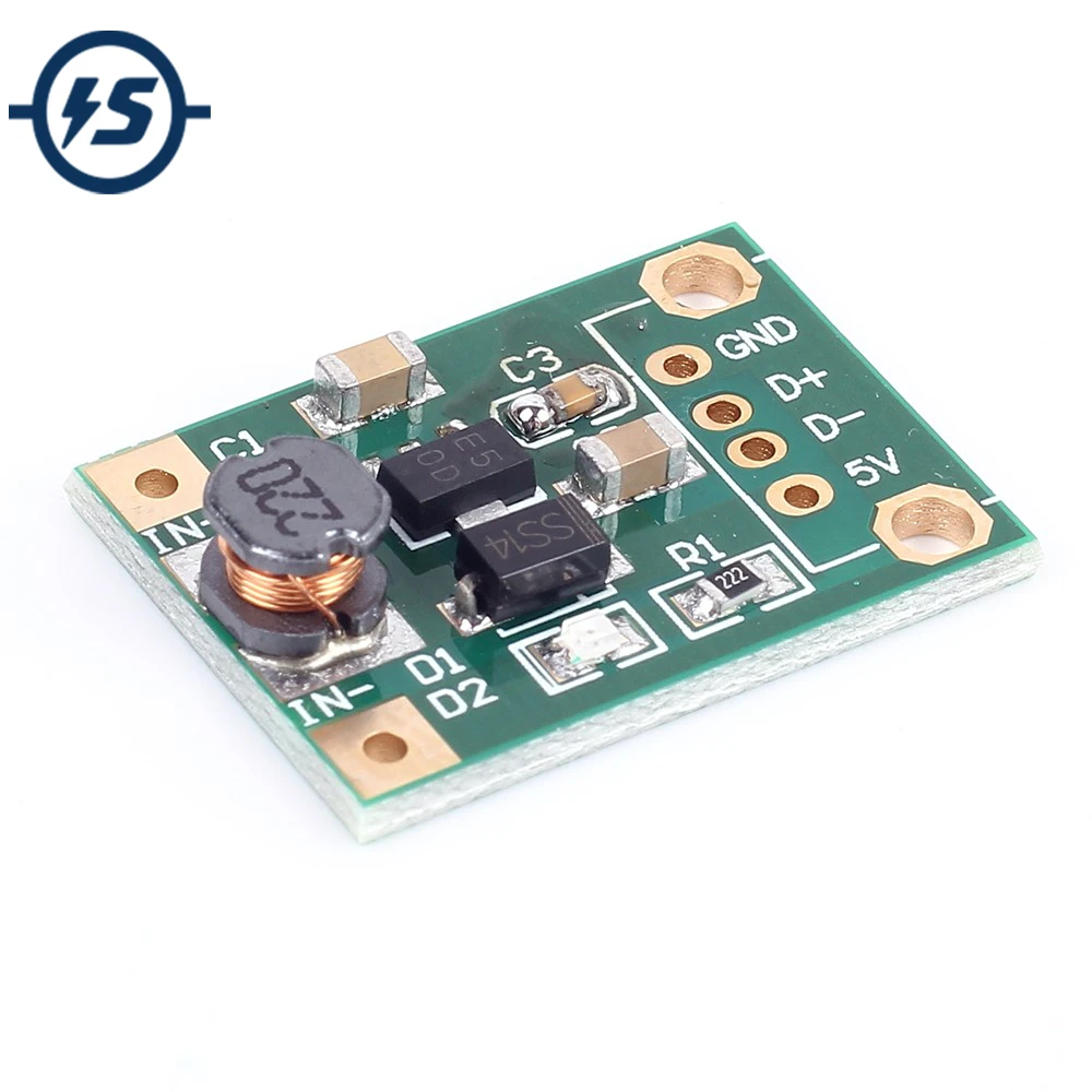 

DC-DC Boost Converter Step Up Module 1-5V to 5V 500mA Power Module Voltage Converter For Arduino High Conversion