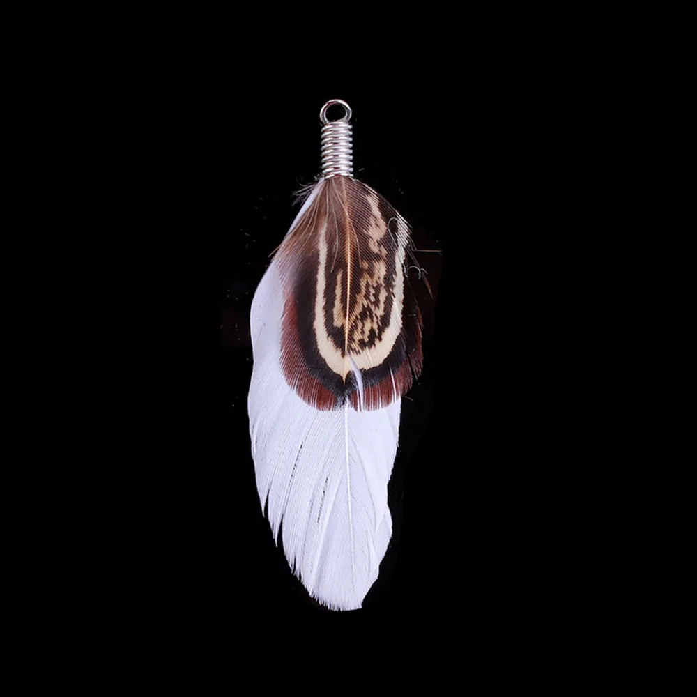 DoreenBeads натуральный черный белый оранжевый озеро синий красный перо DIY Подвески