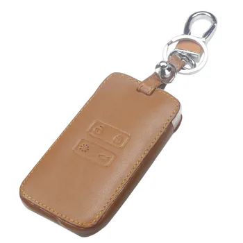 Keyforkess custodia protettiva in pelle per chiave per auto adatta per Renault Koleos Kadjar portachiavi portafoglio Protector - Jingyuqin custodia protettiva in pelle per chiave per auto adatta per Renault Koleos Kadjar portachiavi