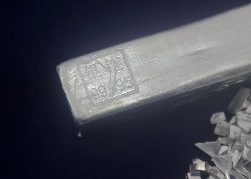 10 граммов высокая чистота 99.995% Индий в металлических кусках|indium|indium metal |