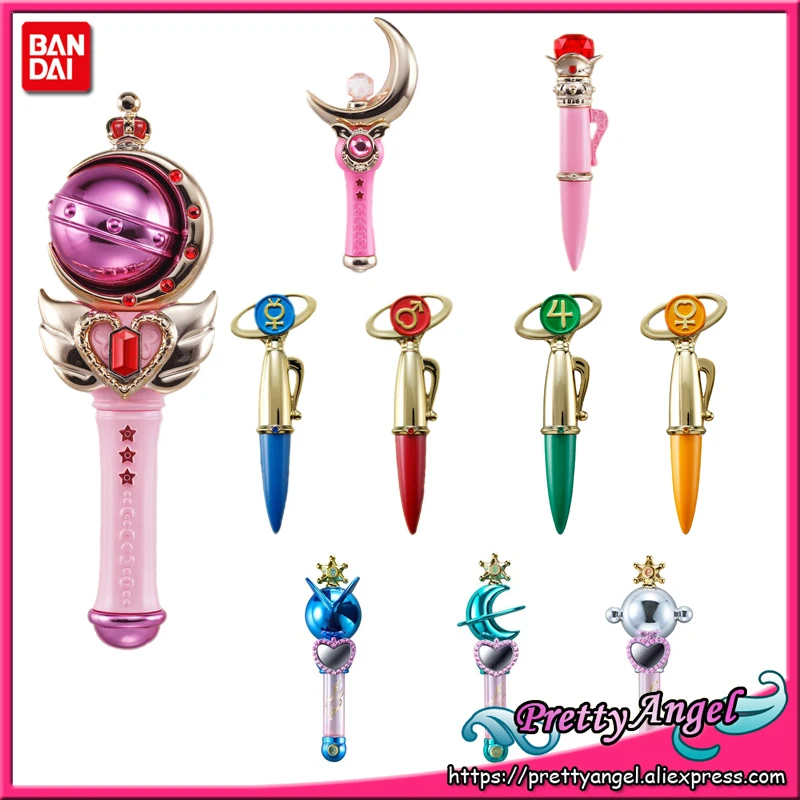 PrettyAngel-Подлинная Bandai Sailor Moon 25th anniversary миниатюрная таблеточная палочка(без конфет) Mars Jupiter Venus Pluto Uranus