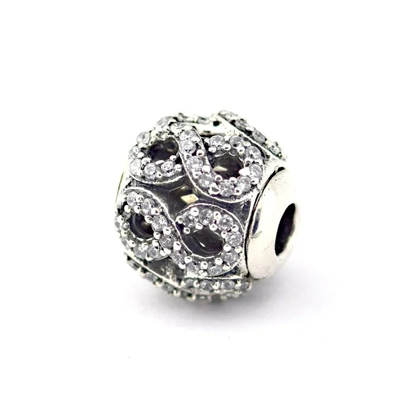 

Fits Pandora Bracelet DEDICATION Essence Charms 925 Sterling Silver Jewelry Fashion Bead for Women DIY Making Wholesale FE015