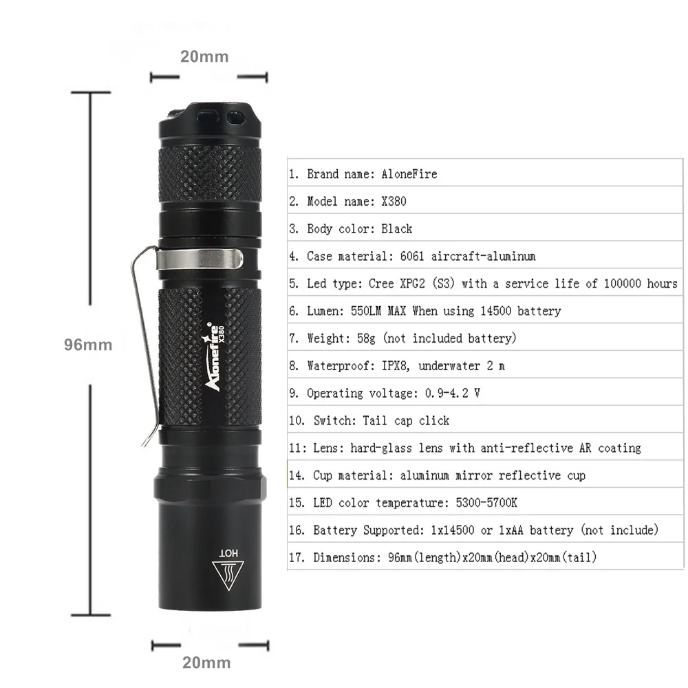 X380 led flashlight (12)