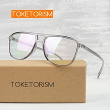 Toketorism оправа для очков для мужчин и женщин, оправа для очков, винтажные очки для близорукости 2342