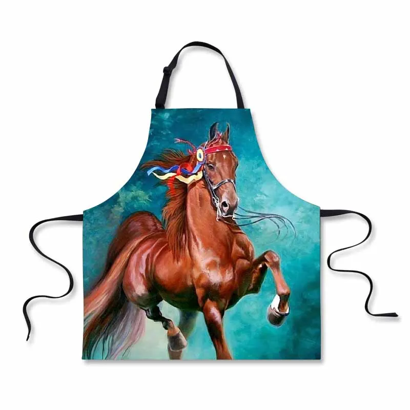 FORUDESIGNS Designer Painting Art Eiffel Tower Aprons for Women Men Funny Home Restaurant Working Cooking Apron Sleeveless Apron