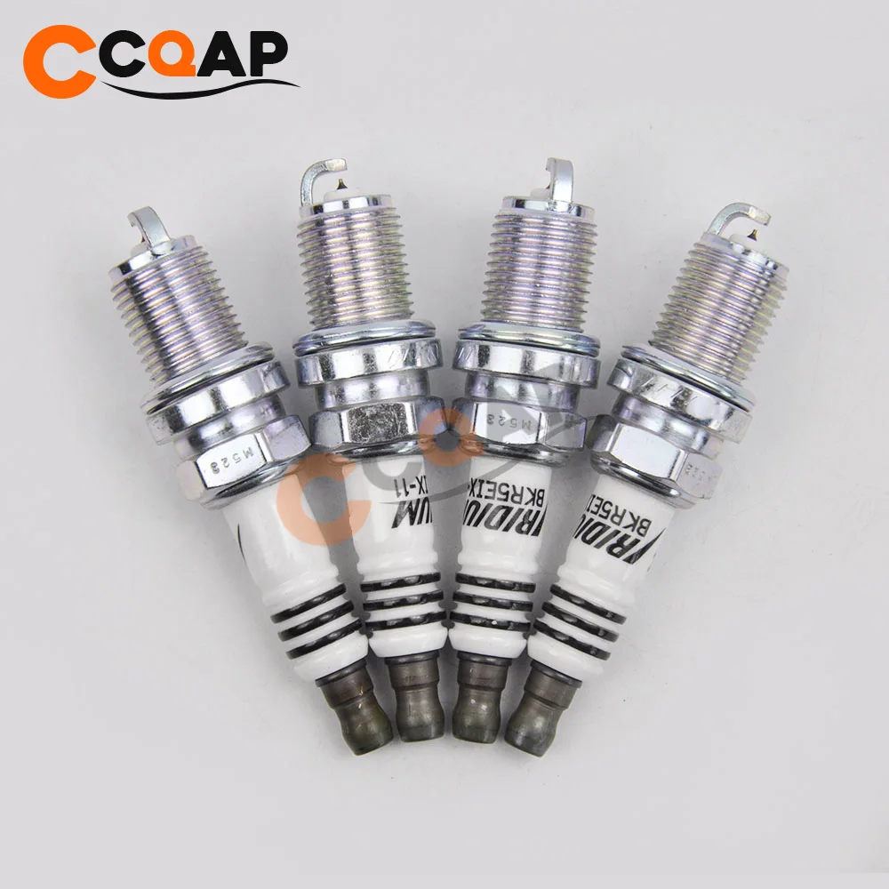 

4x BKR5EIX-11 5464 Iridium Spark Plug For Hyundai Kia Jaguar Mazda Toyota BKR5EIX11 BKR5EIX 11 BKR5EIX11-5464