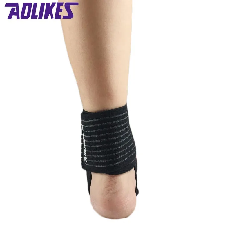 AOLIKES 1 Pcs Sport Ankle Bandage Elastic For gym Foot Protector