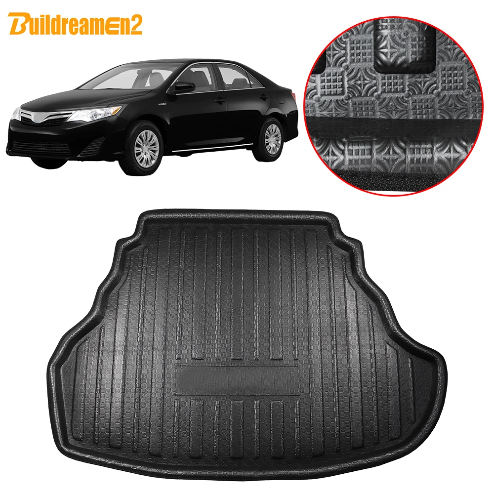 Buildreamen2 для Toyota Camry XV50 седан коврик багажника автомобиля поднос напольный
