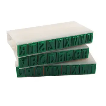 

0.4" Length Letters Detachable 26 English Alphabet Stamp Set