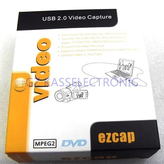 Видео vhs-рекордер с моментальным ключом для любого аналогового RCA входа в ПК Windows 7 8 10