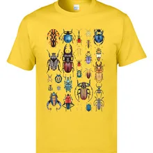 Коллекция жуков, насекомых, принт с животными, футболка, хлопок, повседневные футболки, объемные, простые, 3D, дизайнерская одежда, мужские рубашки