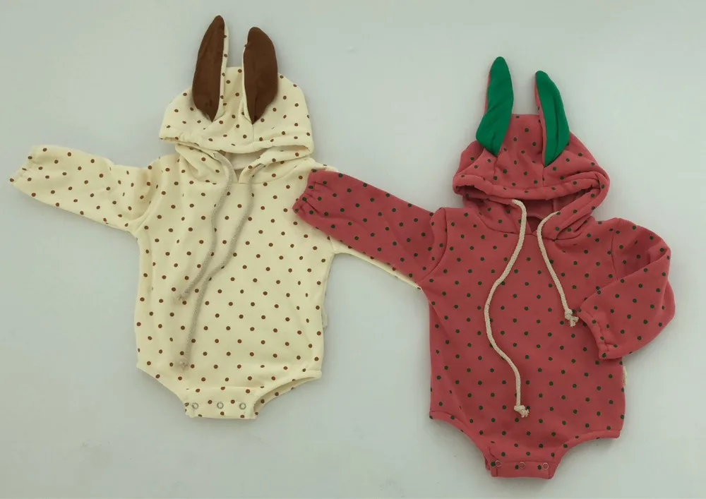 South-Korea-Baby-Bodysuit-Cute-Rabbit-Ears-Climbing-Clothes-And-Velvet-Sweater-Baby-Cotton-Bag-And
