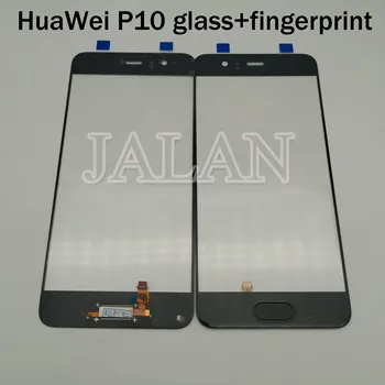 

2pcs original quality glass for Huawei P10 front out glass with fingerprint replacement no fingerprint function panel