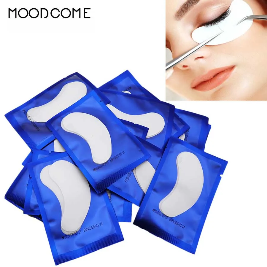 

50/100/200 Pairs Eyelash Extension Paper Patches Cover All Lower Eyelashes Disposable Soft False Gel Lash Extension Supplies