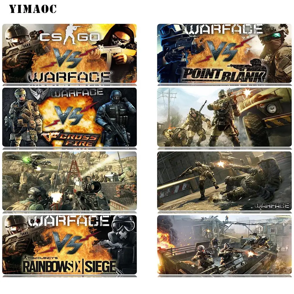 

YIMAOC Warface Mouse Pad 30x80 cm Computer Mousepad Anti-slip Natural Rubber Gaming Mouse Mat