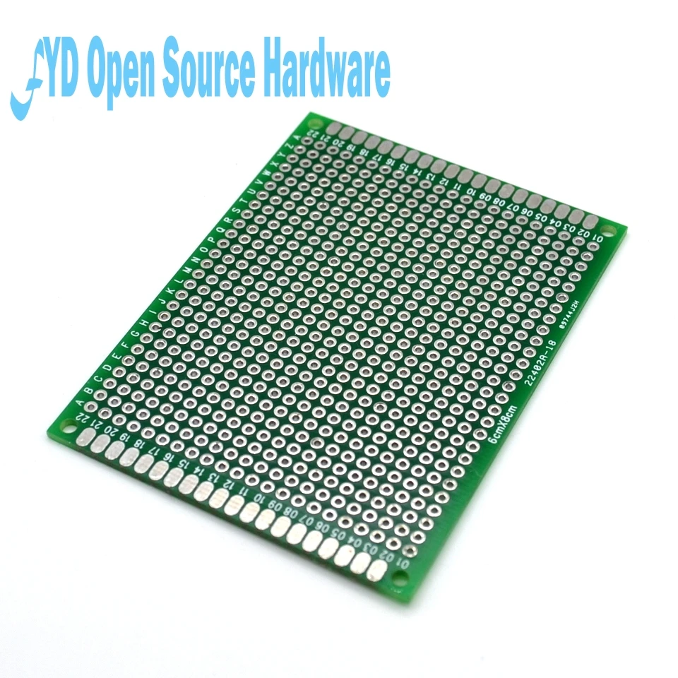 

3pcs 6x8CM Double HASL breadboard Universal board PCB board fiberglass material thick1.6MM
