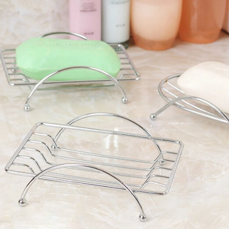 Stainless Steel Soap Holder Bathroom Soap Holder Oval Stainless Steel