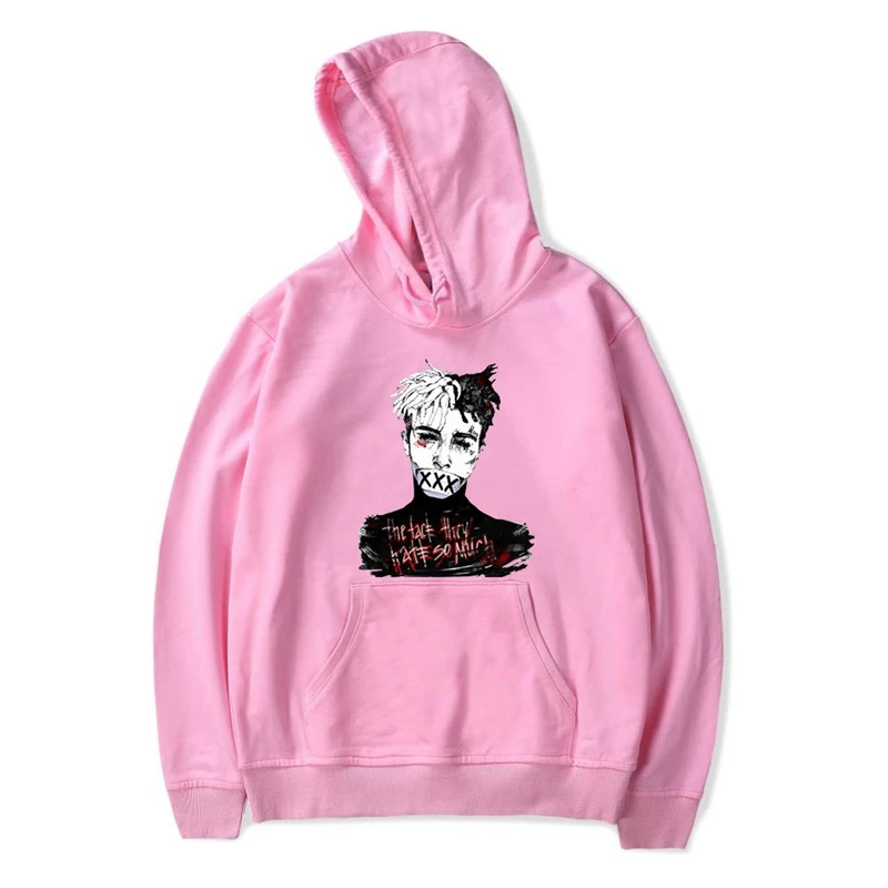 XXXTentacion Revenge Hoodie sweatshirt Bad Vibes forever Pullover hoody swearshirts Women Men Jumper streetwear (2)