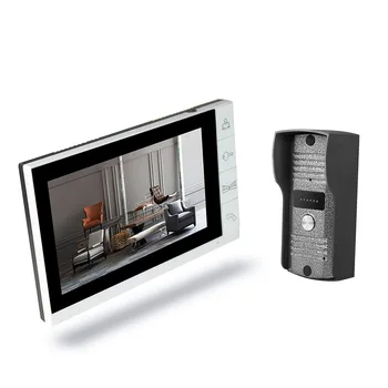 

9-inch LCD Color Camera Door Bell Intercom System Night Vision Camera Kit IR Night Vision Video Door Phone for Apartment Home