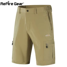 ReFire gear мужские военные карго шорты летние быстросохнущие дышащие армейские тактические военные рабочие Шорты повседневные эластичные охотничьи шорты