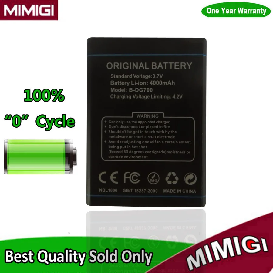 

SALE 4000mAh B-DG700 DG700 Mobile Phone Battery For DOOGEE TITANS2 TITAN S2 Bateria Batterie AKKU