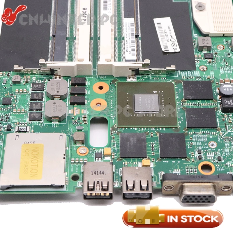 Материнская плата NOKOTION FRU 04X5316 04X5324 для ноутбука Lenovo Thinkpad W540 GMA HD 4600 Q1 K1100M LKM 1 W MB 12291 2