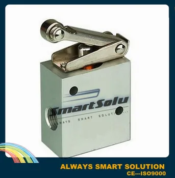 

Free shipping 1/4" Roller Lever Mechanical Air Valve Hand Manual Valve, 2/3 Way JM322 JM-07