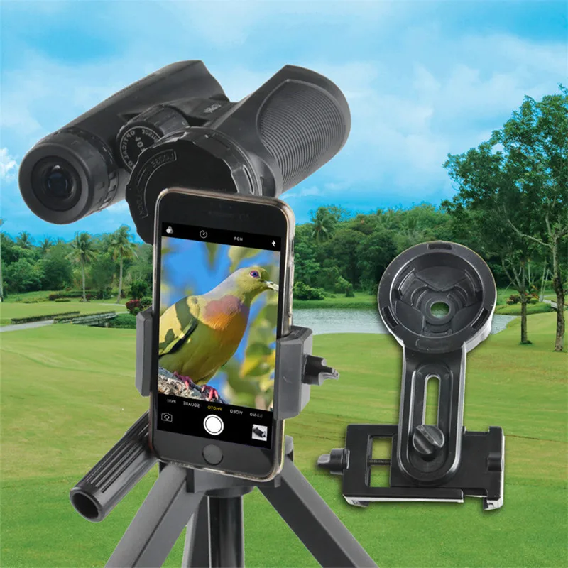 

JERX Universal Phone holder To Microscope Telescope Stand Adapter For IPhone 7 Samsung Galaxy S8 Plus Width 55 to 102 mm Holder