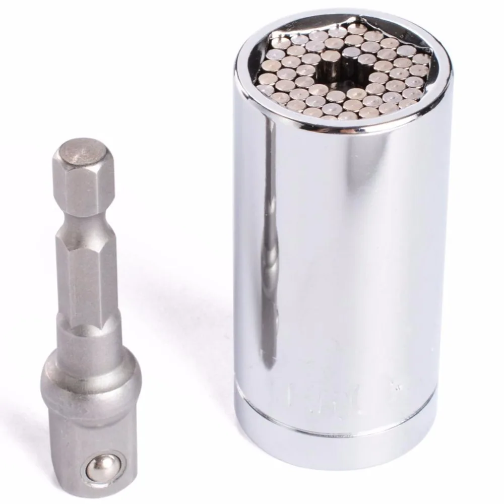 

SANHOOII Torque Wrench Head Set Socket Sleeve 7-19mm Power Drill Ratchet Bushing Tire Repair Nut Opening Tools
