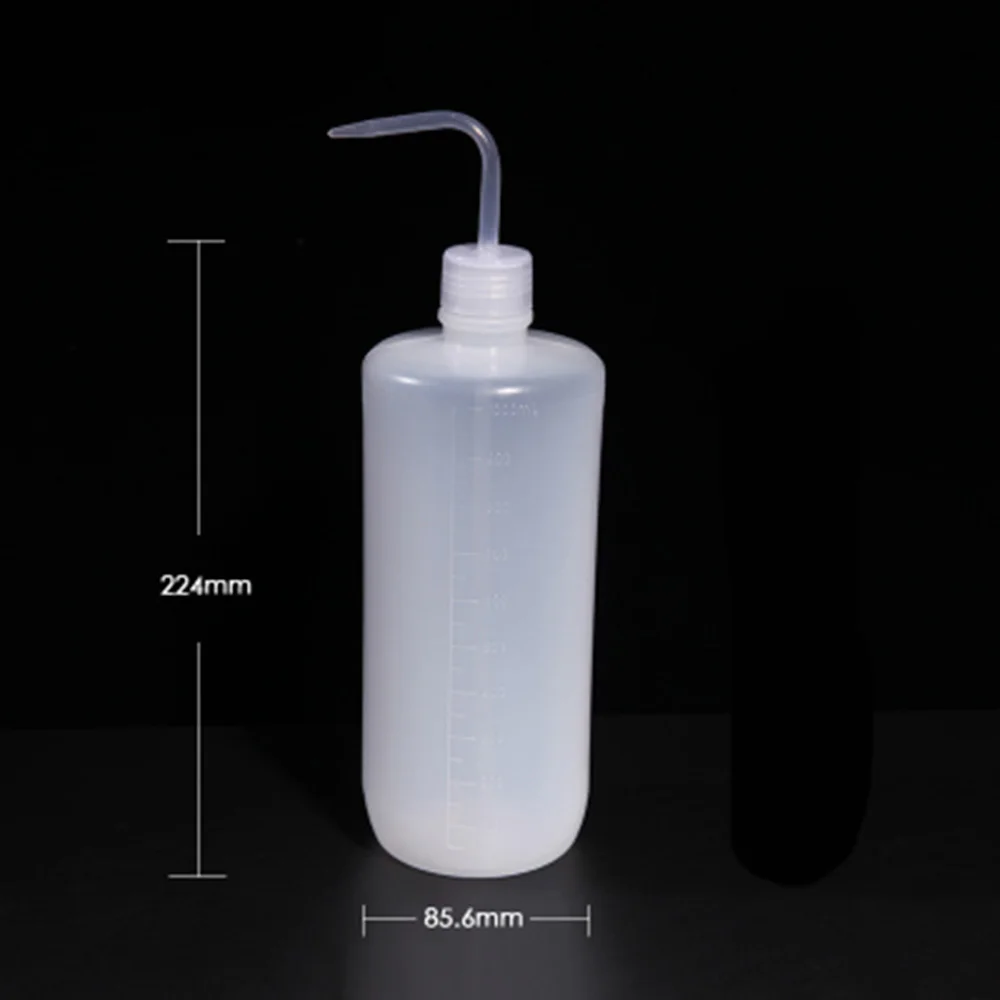 2 шт./лот, 1000 мл, прозрачная пластиковая бутылка для выдавливания татуировок, бутылка для мытья, контейнер, медицинские бутылки, лабораторные принадлежности