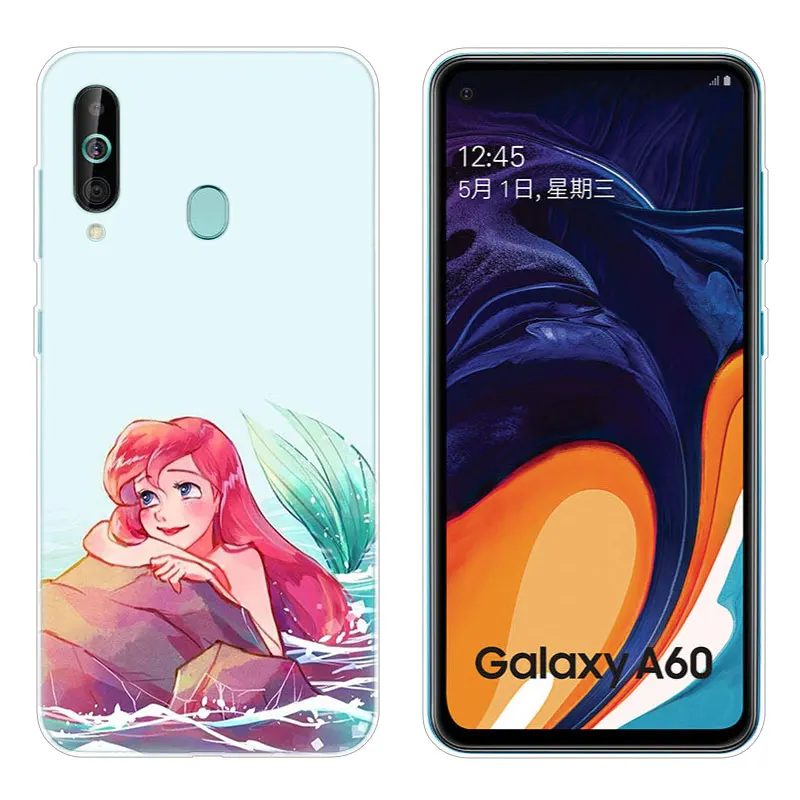 Платье принцессы с принтом «Русалочка Ариэль» чехол для samsung Galaxy A90 A80 A70 A60 A50 A40 A30 A10 A20E A2CORE A9 A7 A8 A6 плюс A5