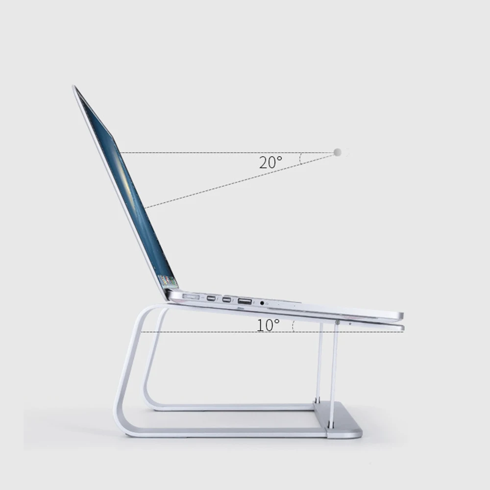 

Notebook Computer Desktop Stand Holder Ergonomic Compact Bracket Portable Mount for Mac Book Pro/Air All 17.3" Laptop