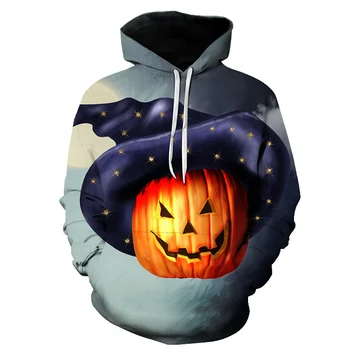 

New fashion Halloween Unisex Casual 3D Patterns Print full sleeve Fashion Hoodies Sweatshirts Top size s-6XL