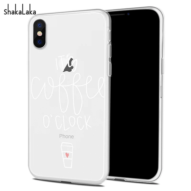 Cute White Message Soft Phone Case Cover for iPhone X 5 5s