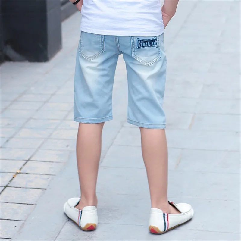 Летние для маленьких мальчиков Короткие джинсы Повседневное Infantil деним Enfant Мотобрюки одежда для малышей корова Обувь для мальчиков Джерси Ropa детей Костюмы