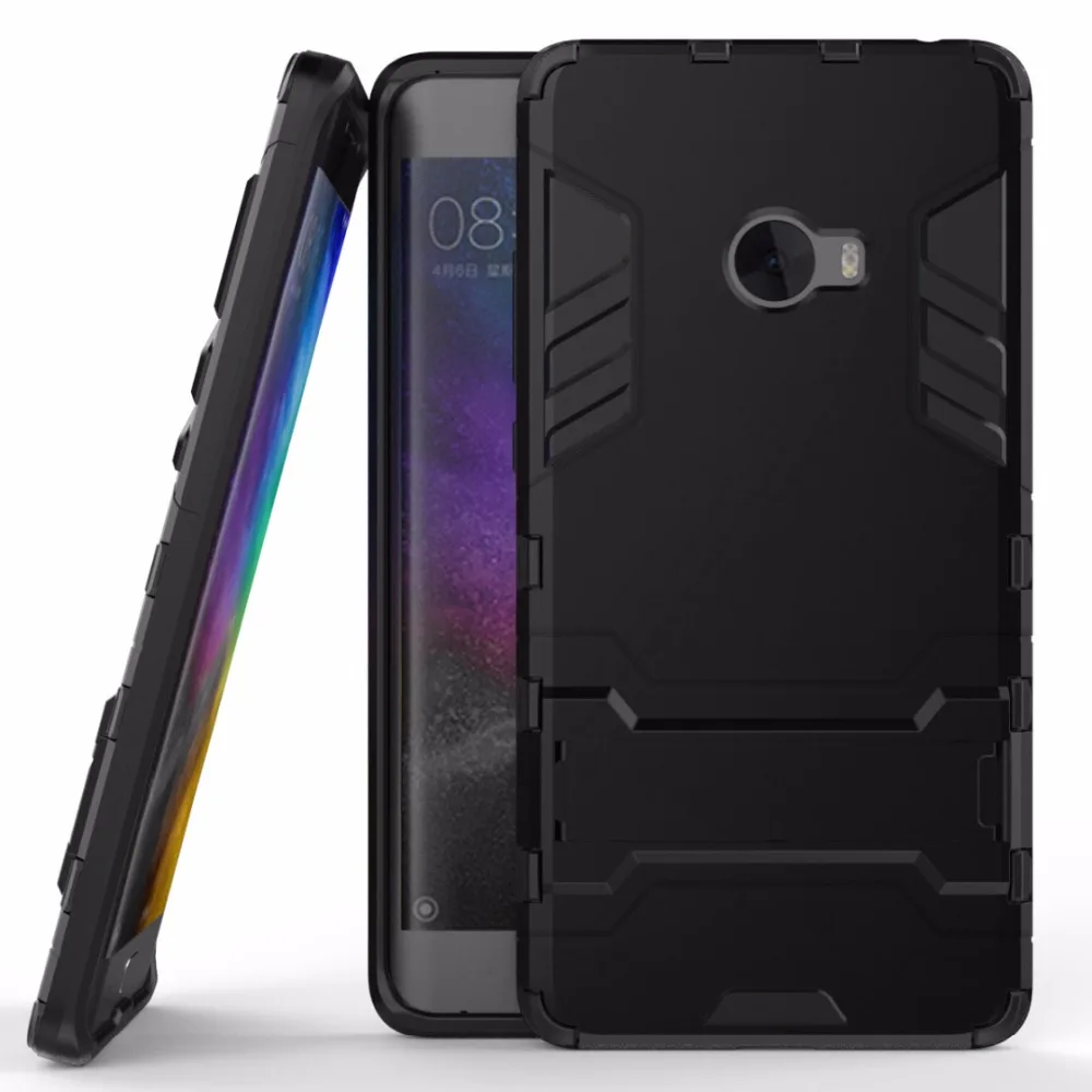 for Xiaomi Mi Note 2 Shockproof Stand Hard case 3 Pro prime 64GB 128GB Combo Armor shell iron Man Back cover | Мобильные телефоны и
