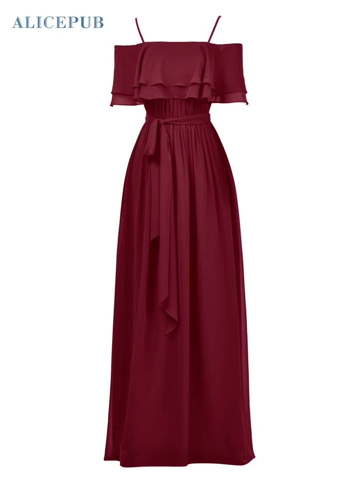alicepub long chiffon dress