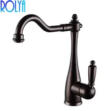 Rolya Новое поступление Премиум качество CUPC утвержденный ORB кухонный смеситель масло втирают Бронзовый кухонный кран