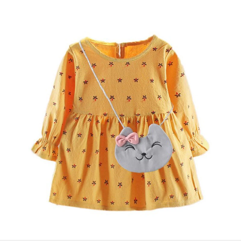 New Girls Autumn Straight Dress Small Five Stars Patterns Princess Clothes Long Sleeve One Piece Spring Clothing Dresses Aliexpress